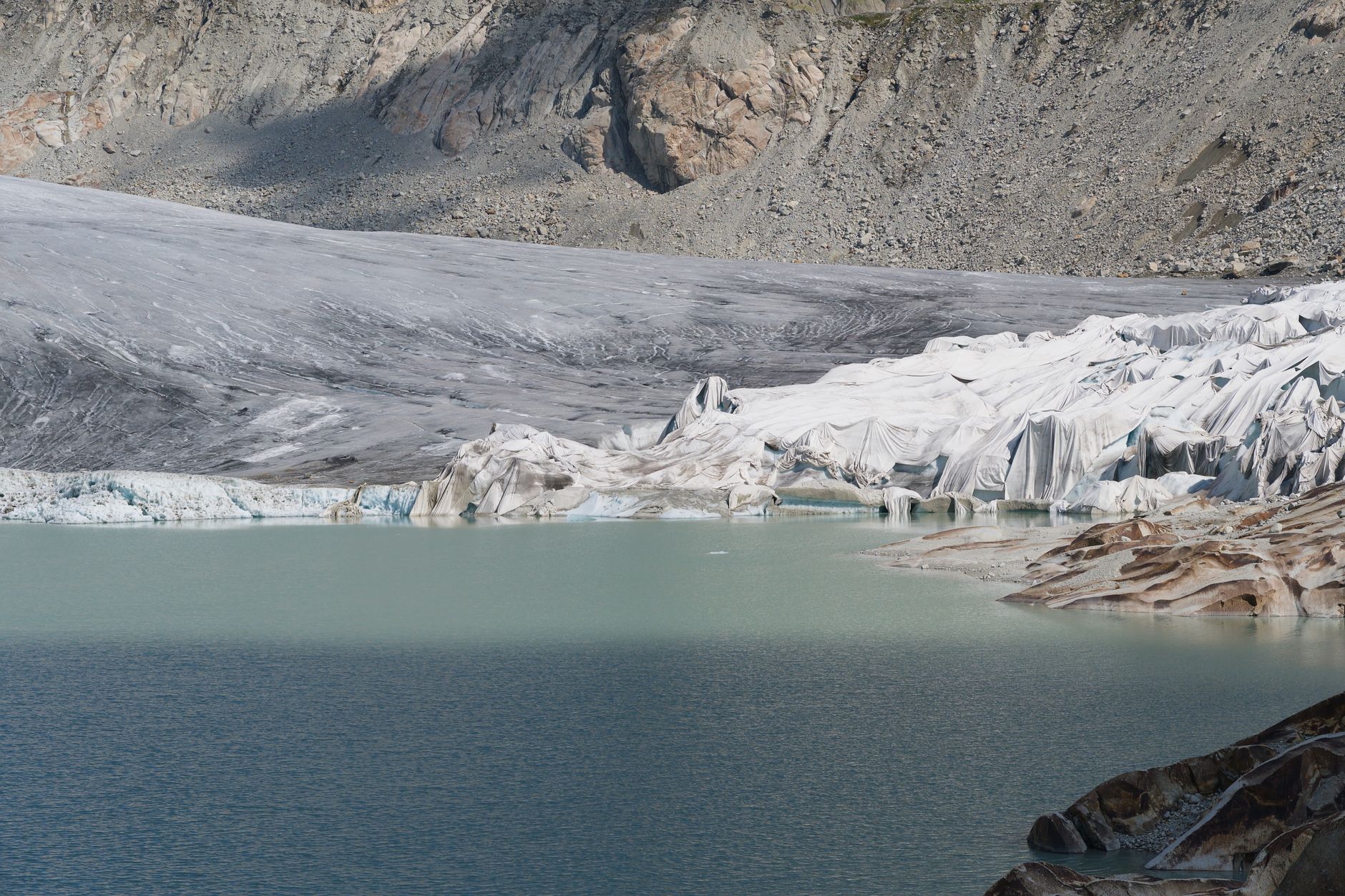 Swiss Scientists Use Sheep Wool to Guard Glaciers Against Melting