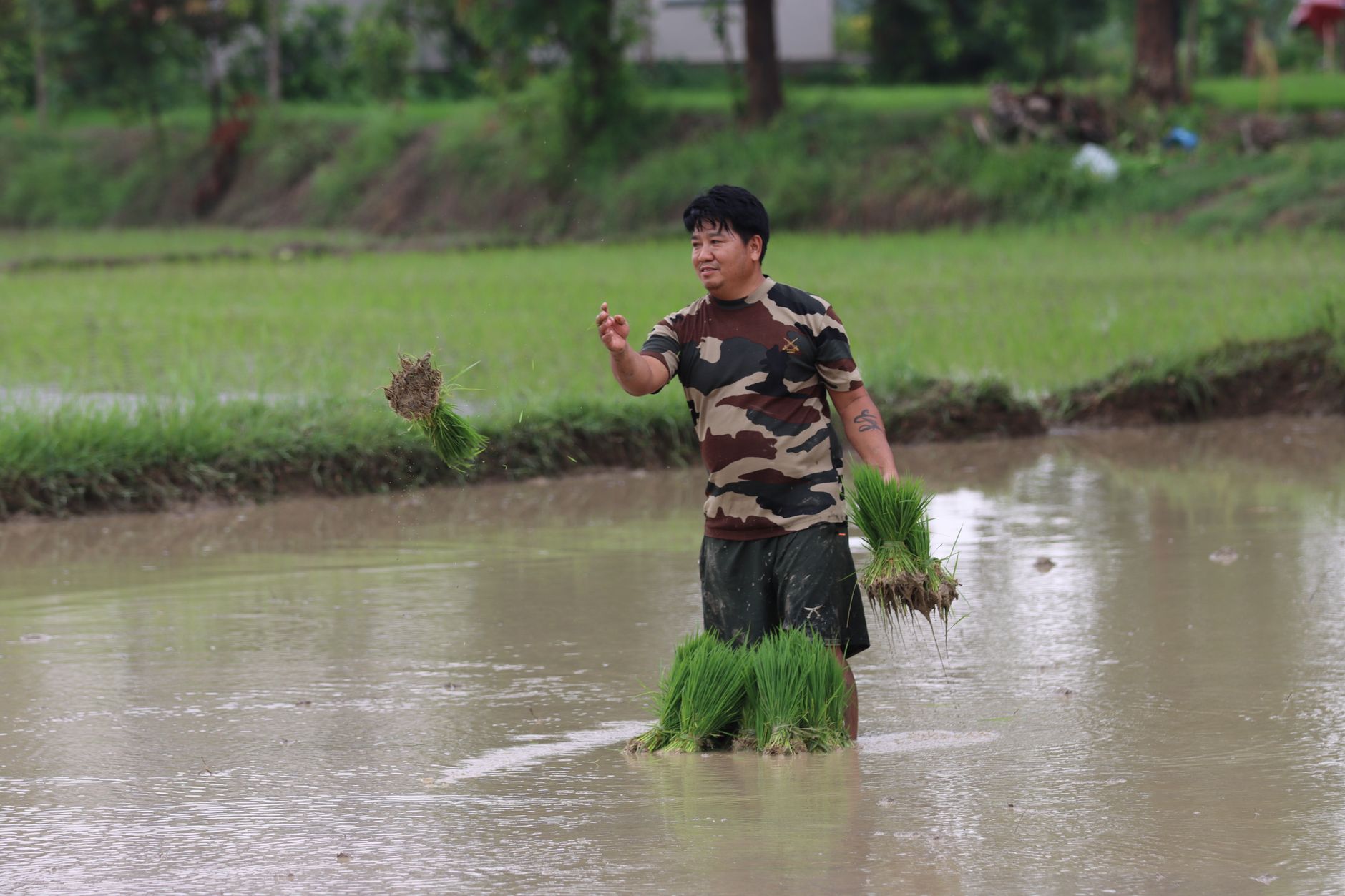 Quiet Railway Extension Amidst Nepal Flood Tragedy